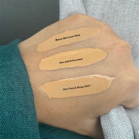 dior warm olive foundation